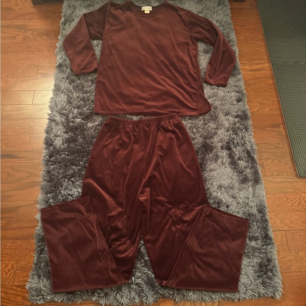 Velour Pant Set